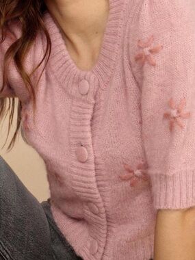 Rouje Romeo Cardigan in Rose Pink